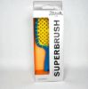  Зображення Janeke Superbrush the original гребінець продувна, щітка для волосся блакитного кольору з жовтим 